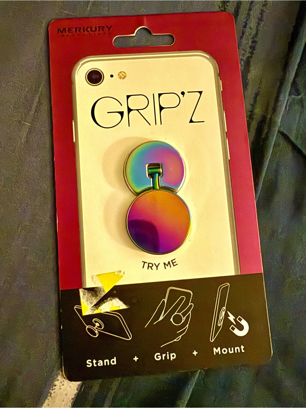 Magnetic Phone Grip & Stand - Iridescent